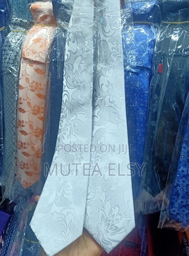 White Executive Tie Sets - main view