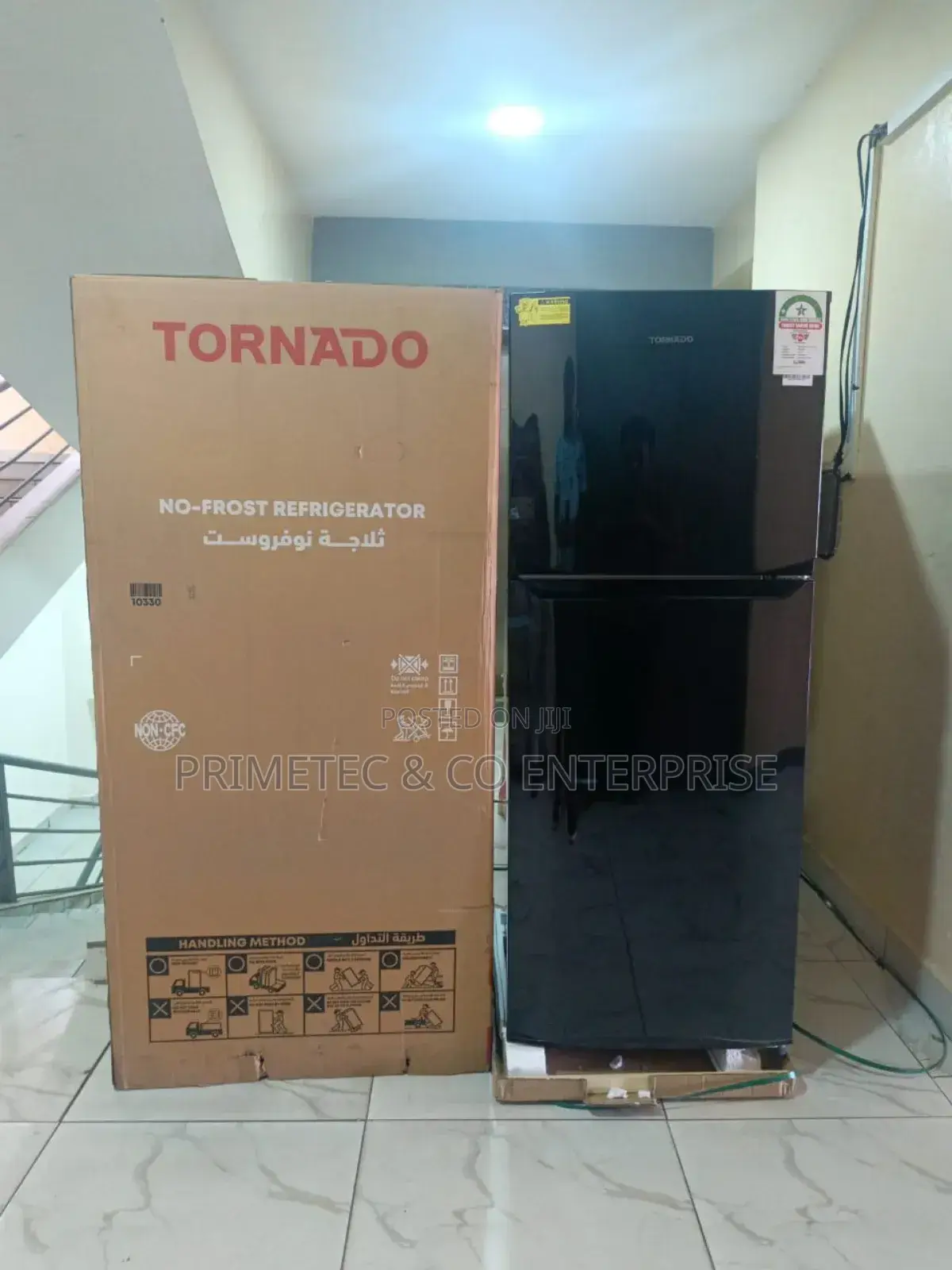 Tornado 304l Double Door Fridge