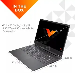 New Laptop HP Victus 16 16GB Intel Core I5 SSD 512GB