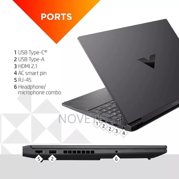 New Laptop HP Victus 16 16GB Intel Core I5 SSD 512GB - thumbnail 5