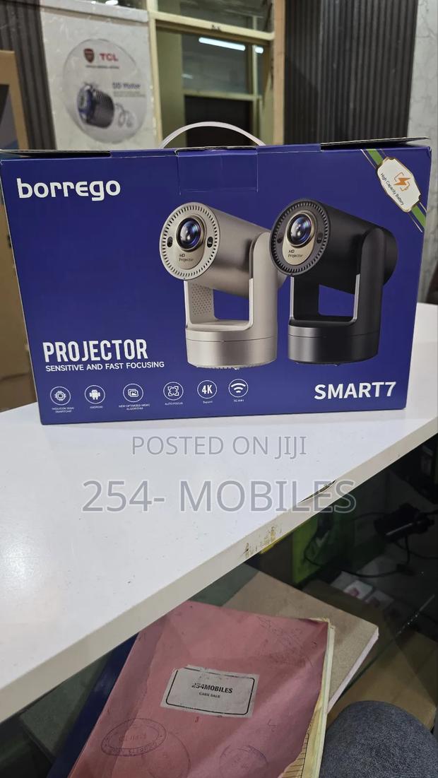 Borrego T7 Smart Wifi Full Hd Projector - thumbnail 3