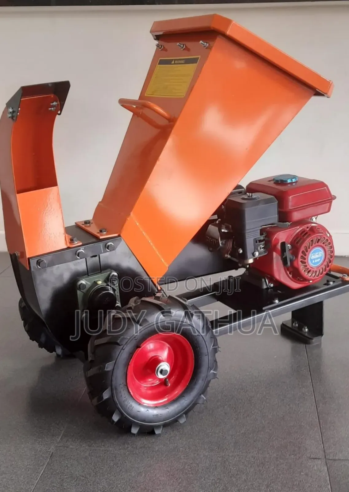 Wood Chipper With Petrol  Engine 8hp
