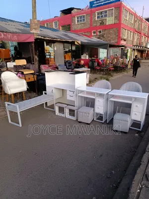 Waiting Seat, Reception Desk and 2 Manicure Sets,