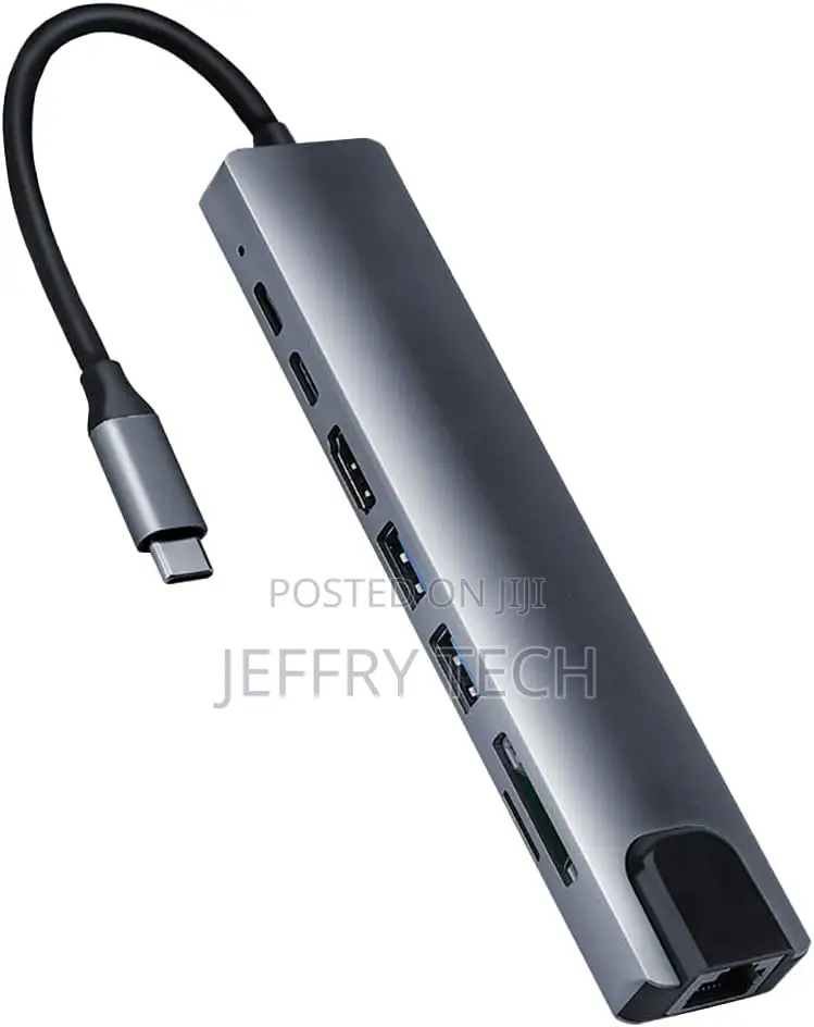 8 in 1 Usb C Adapter, at 30hz Hdmi Output Multi-Port Type C
