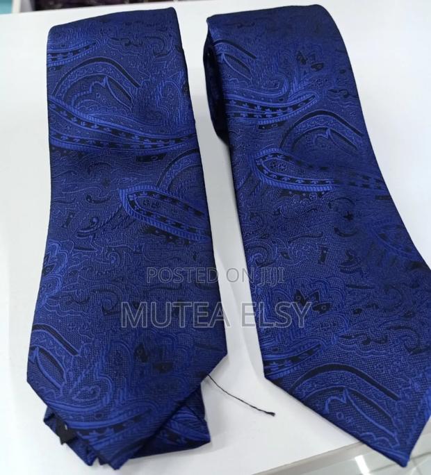Royal Blue Azonee Executive Tie Sets - main view
