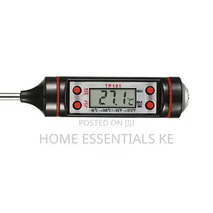*Digital Food Thermometer Battery Operated With Led Display*