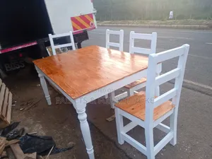 White Ember Dining Set#4657