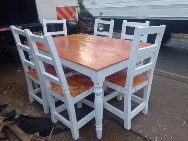 6 Seater Pine Dining Set