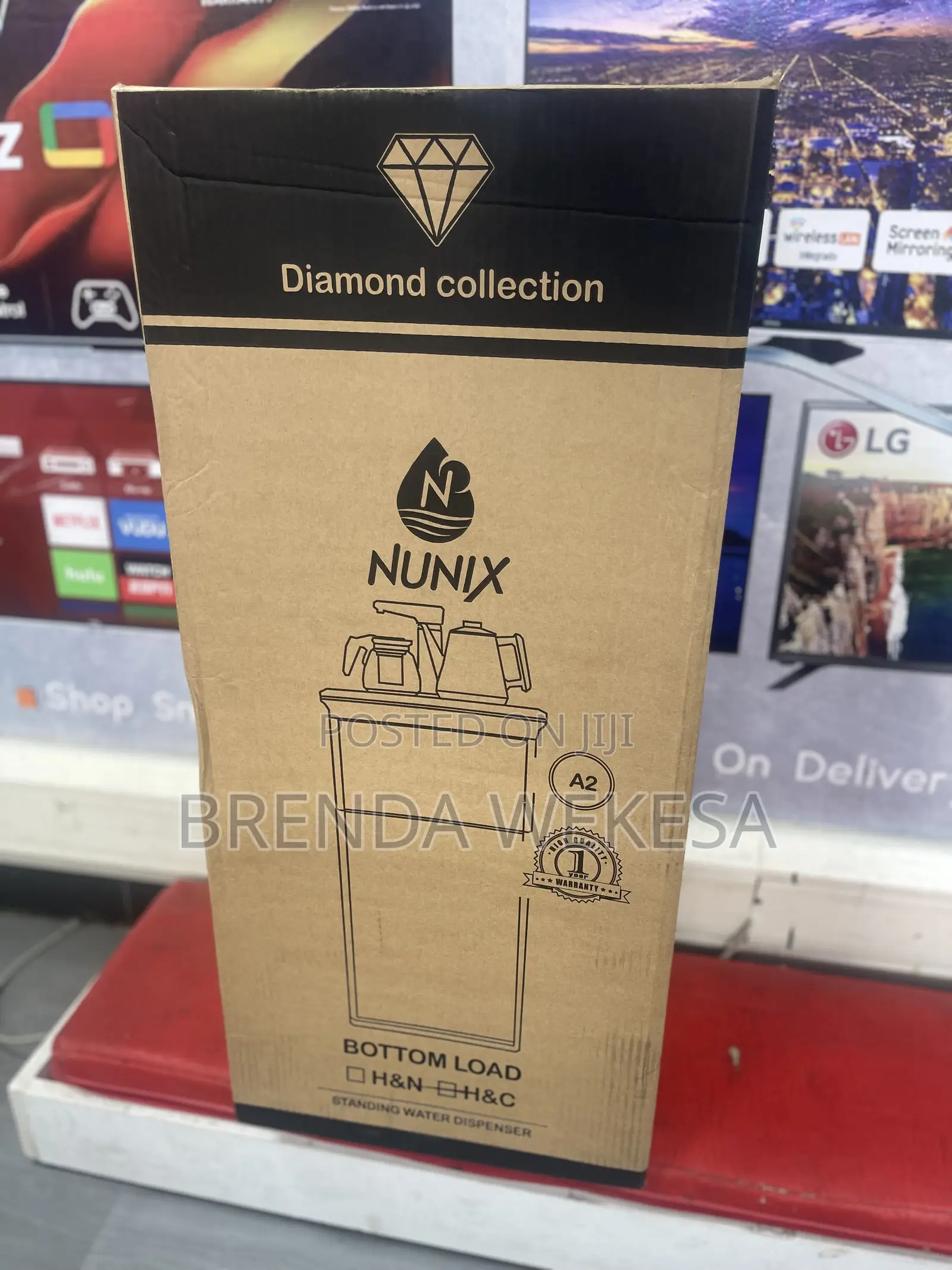 Nunix Bottom Load Water Dispenser A2c – Hot and Cold
