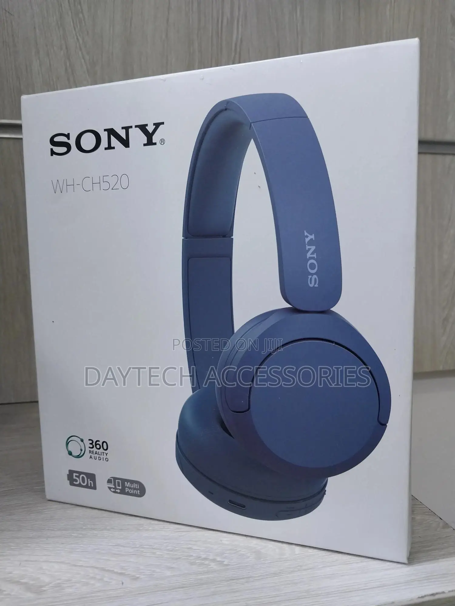 Sony Wh-Ch520 Wireless Headphones Bluetooth on-Ear Headset