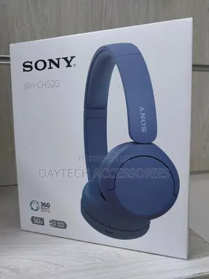 Sony Wh-Ch520 Wireless Headphones Bluetooth on-Ear Headset