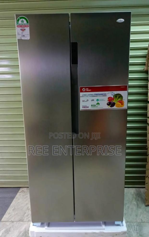 430 Litres Tlac Side by Side Nofrost Grey Refrigerator - main view