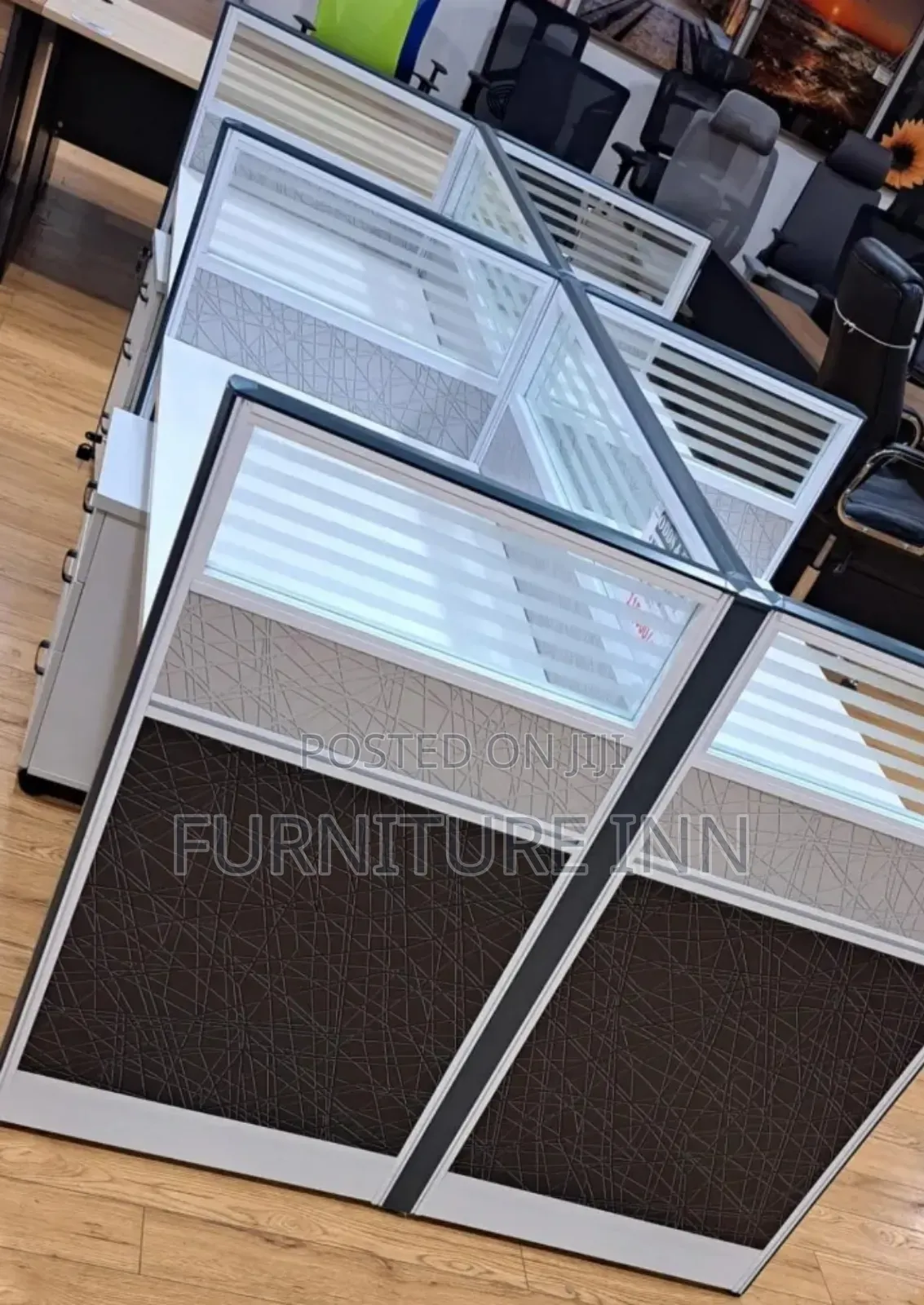 Executive Modern 4 Way Workstation