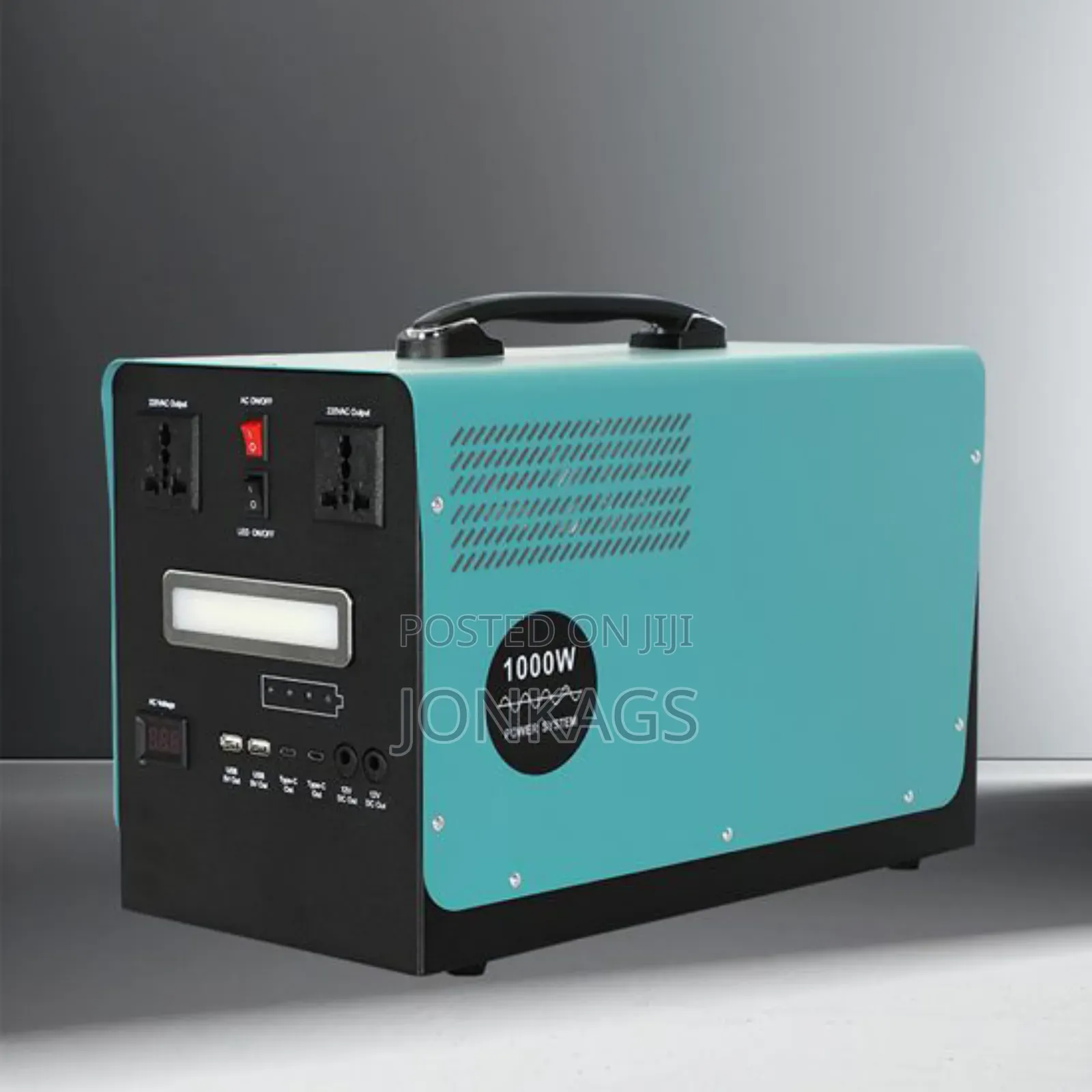 2 Way Solar Power Bank 1000 Watts + Solar Panel