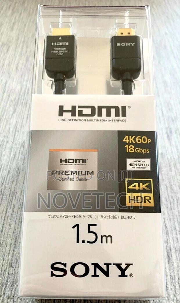 Sony High Speed Hdmi Cable 2m Black
