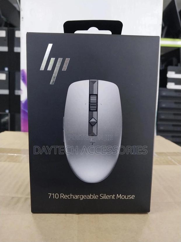 Hp 710 Rechargeable Wireless Silent Mouse Bluetooth 2.4ghz