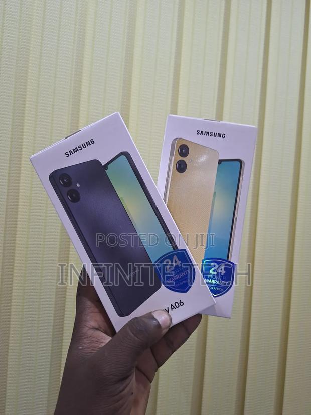 New Samsung Galaxy A06 64 GB Black - thumbnail 3
