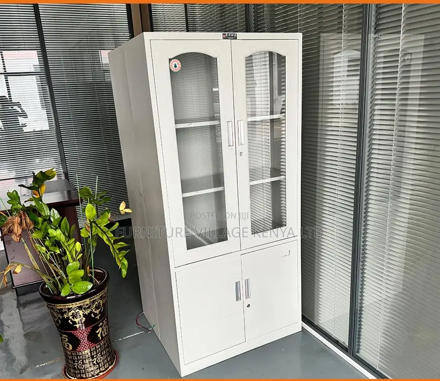 Office Cabinet:Steel Double-Door Storage Locker Office Home