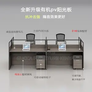 Workstation:4-Seat Modular Office Team Workstation