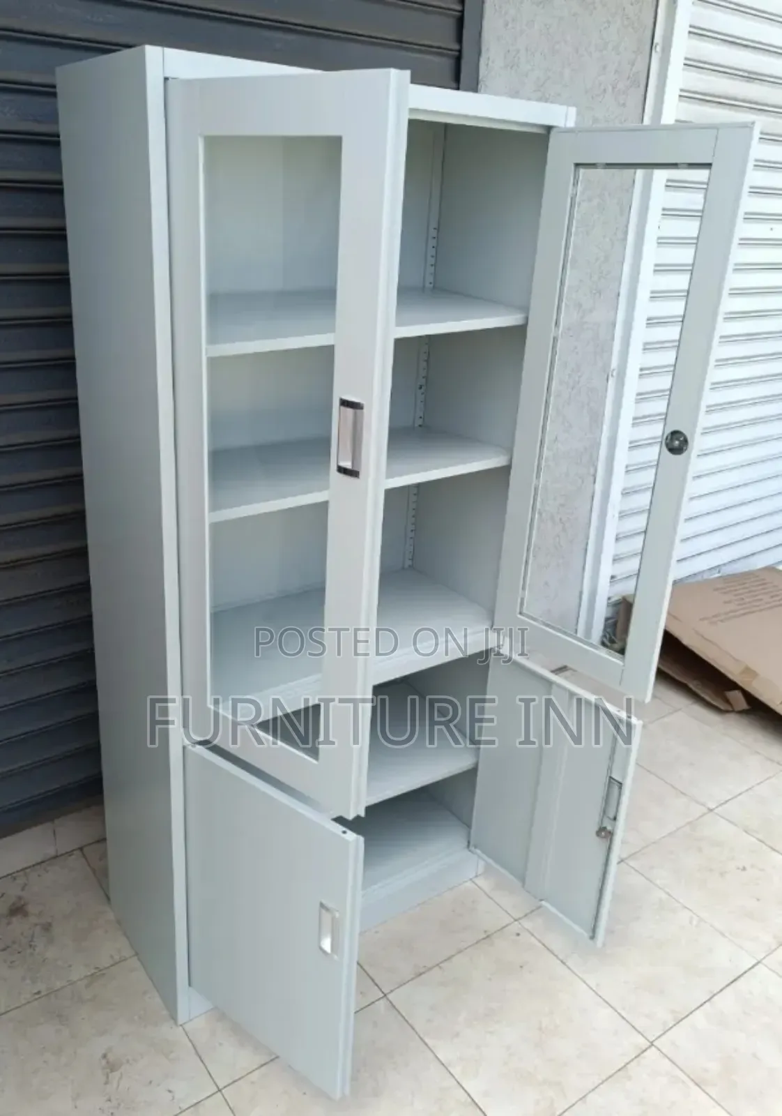 Half Glass File Cabinet
