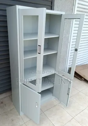 Half Glass File Cabinet