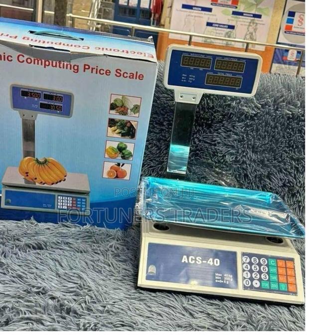 Electronic Digital Weighing Scale,40kg With Arm - main view