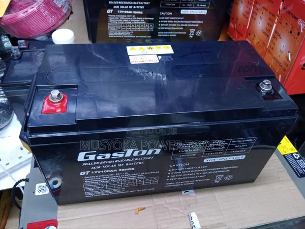 12v 100ah Gaston Battery - thumbnail 2