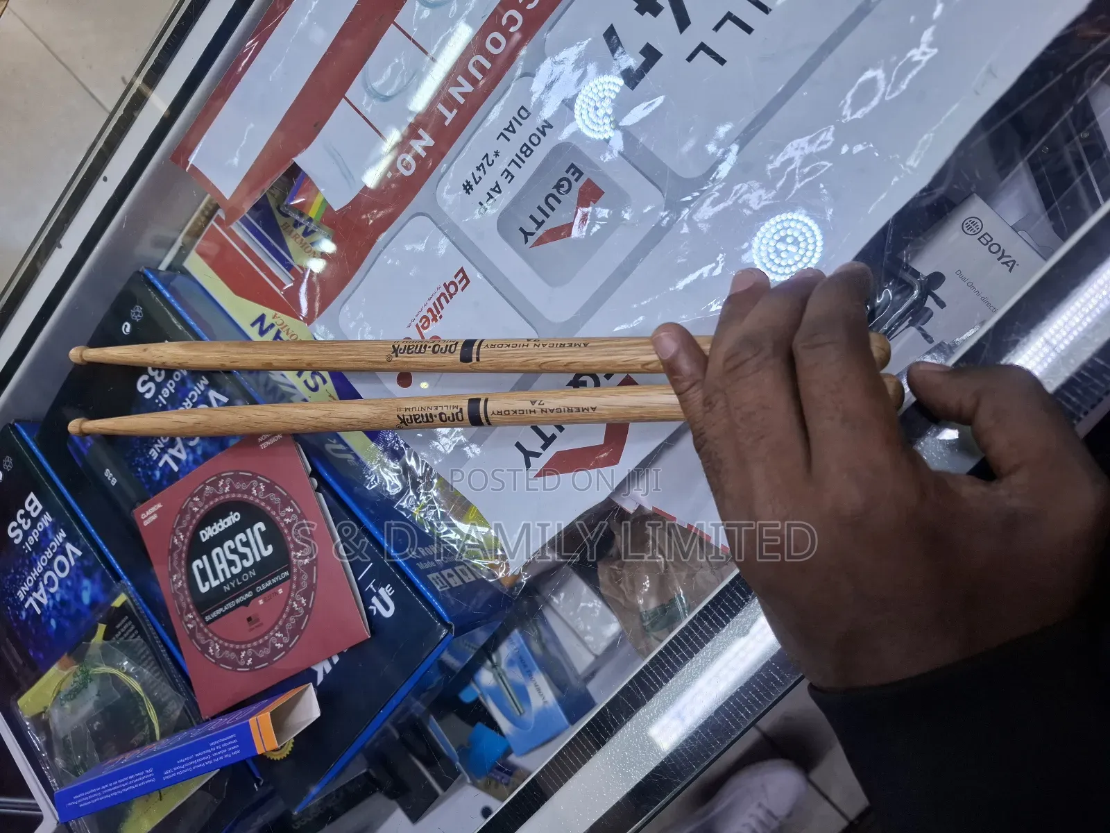 Promark 7a Wooden Drum Sticks