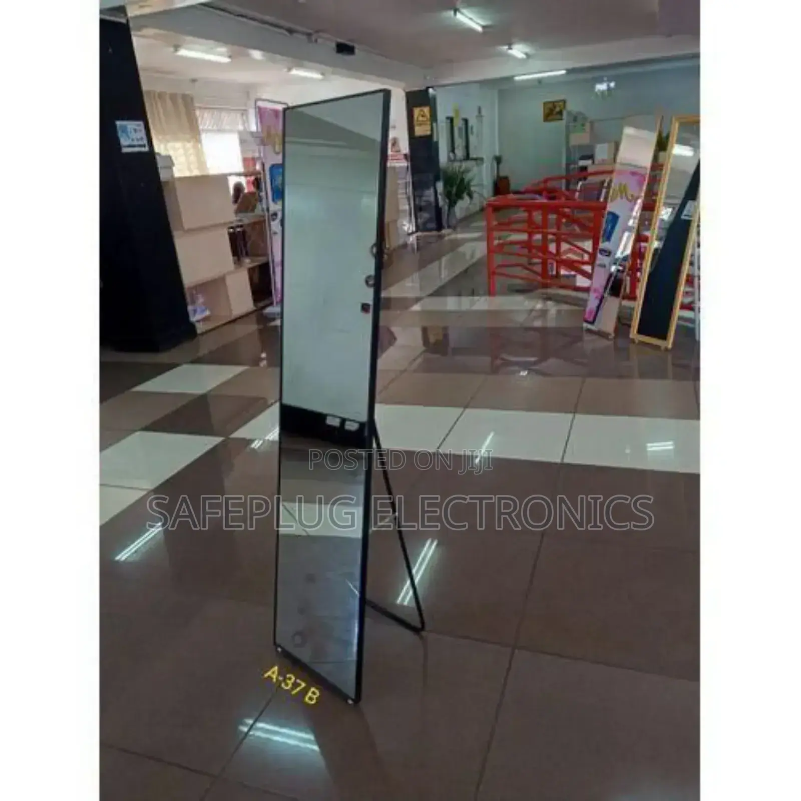 Executive Black Dressing Mirror