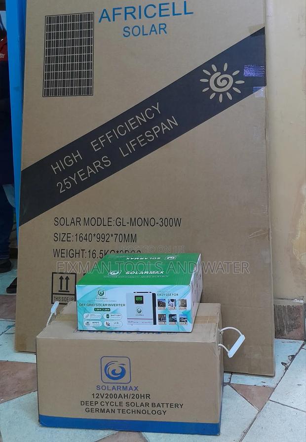 Powerful Solar System Backups Hybrid 1kva System 0 - main view