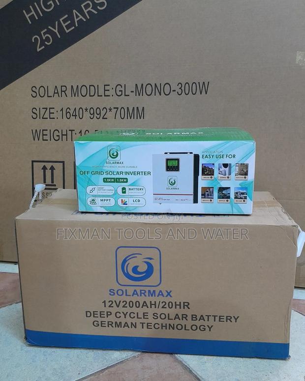 Powerful Solar System Backups Hybrid 1kva System 0 - thumbnail 3