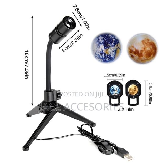 2 In 1 Earth Moon Projection Lamp - thumbnail 2