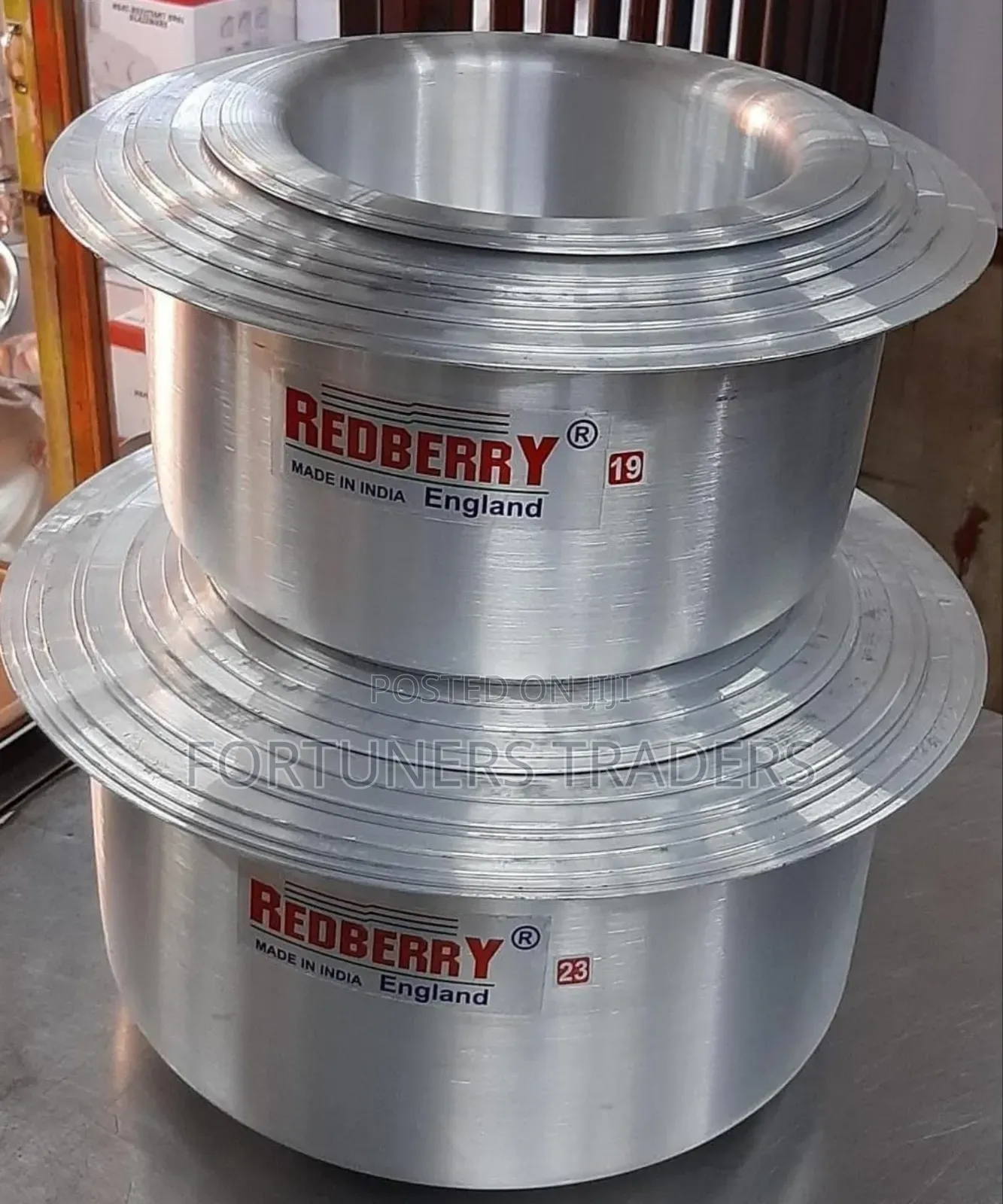 Aluminum Sufurias 8pcs Redberry