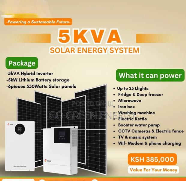 5kwh Solar System Energy - main view