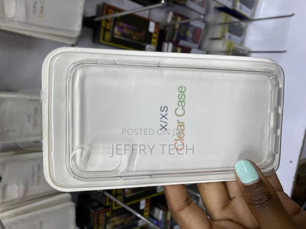 Amber iPhone Xs Max or iPhone X Clear Crystal Case - main view