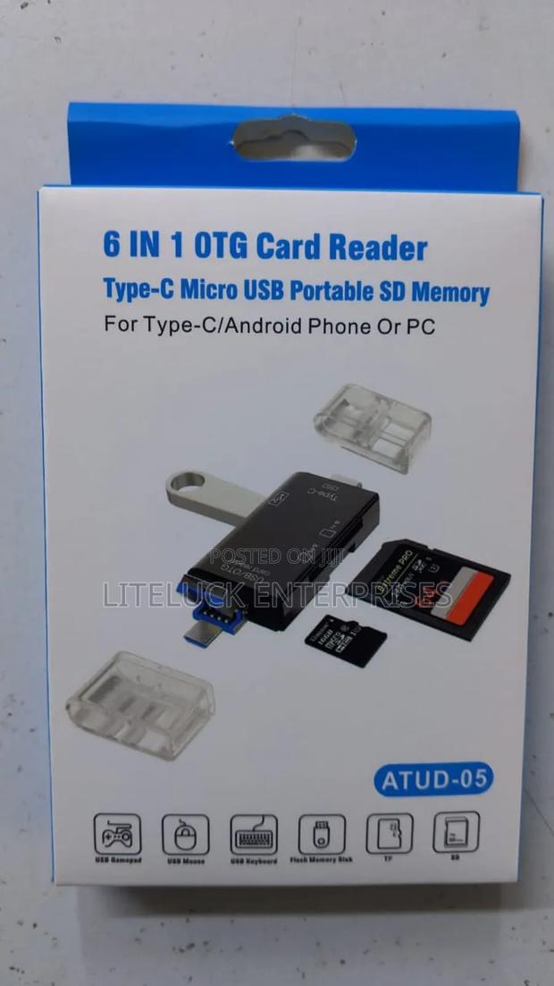 Type C Card Readers 6 in 1 Otg