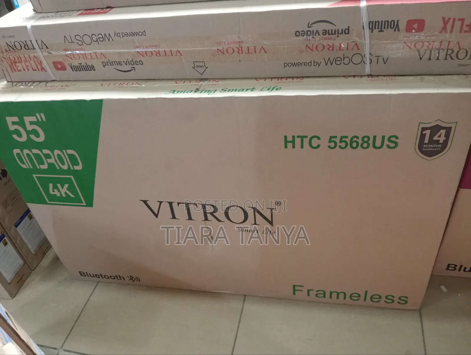 Vitron 55 " Smart Android Tv Comes With Free Wallmount