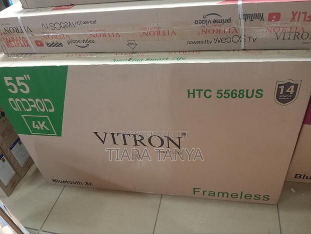 Vitron 55 " Smart Android Tv Comes With Free Wallmount - thumbnail 4