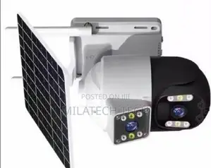 PTZ Solar Sim Card Solar Camera V380 Pro Dual Lens
