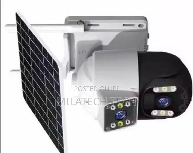 PTZ Solar Sim Card Solar Camera V380 Pro Dual Lens