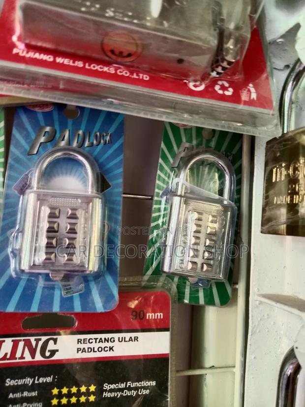 2pcs Security Pin Code Padlock