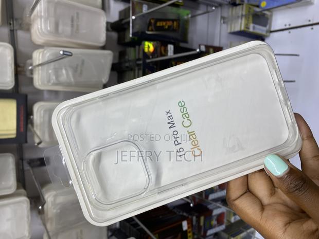 Tauri Crystal Clear Back Cover Case for iPhone 15 Pro Max - thumbnail 2