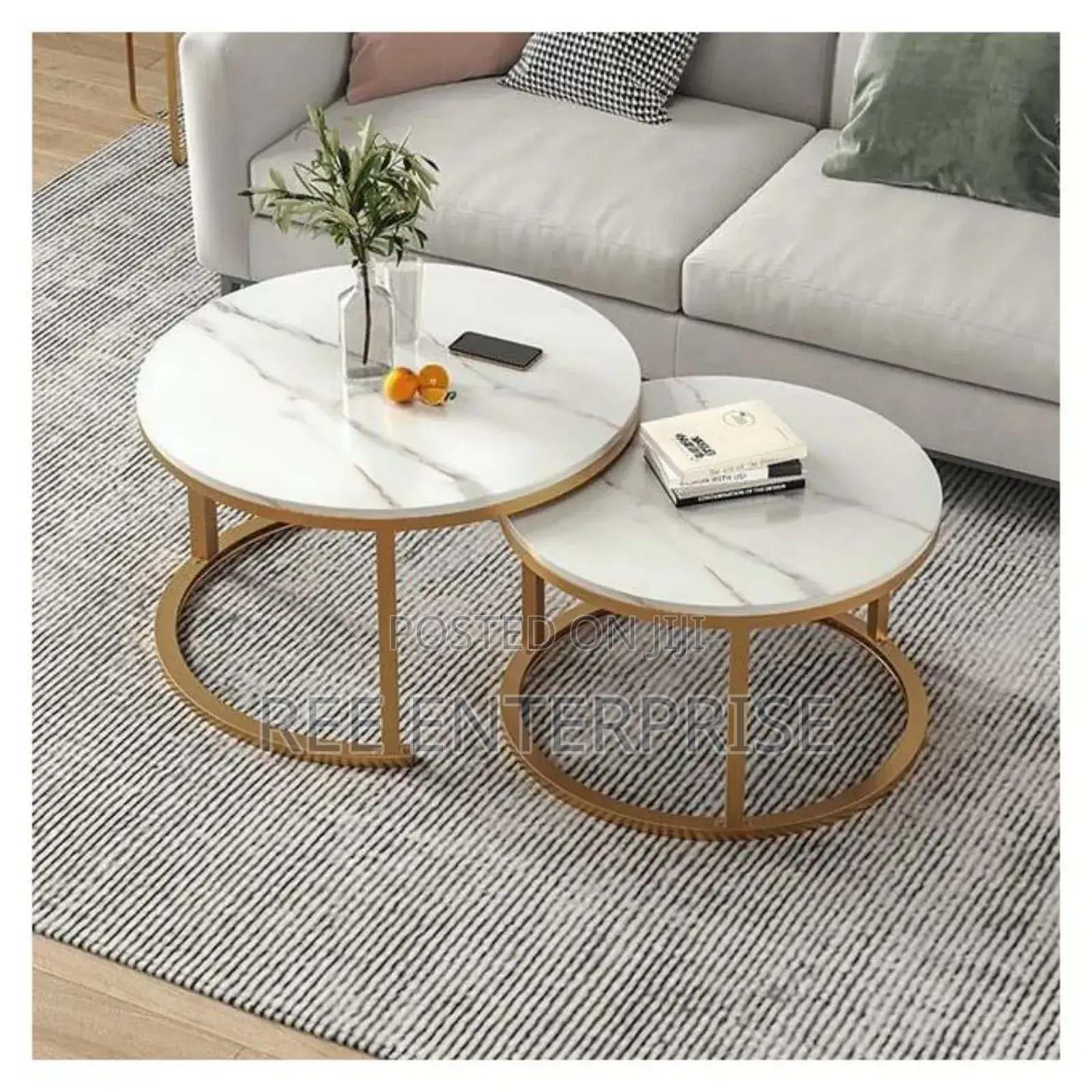 Brand New Nesting Marble Table