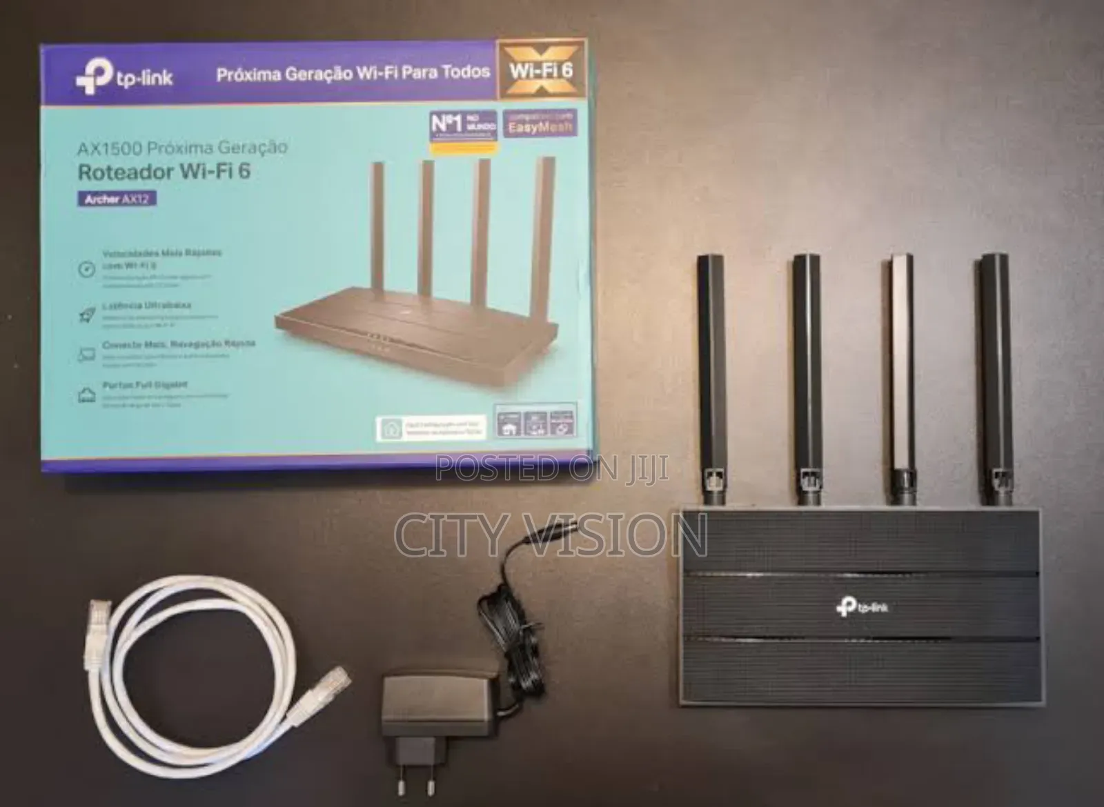 Tp Link Archer Ax12 Router Ax1500 Dualband Gigabit Wifi 6