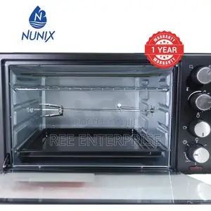 Nunix 4 Knob Settings 40 Litres Electric Rotisserie Oven