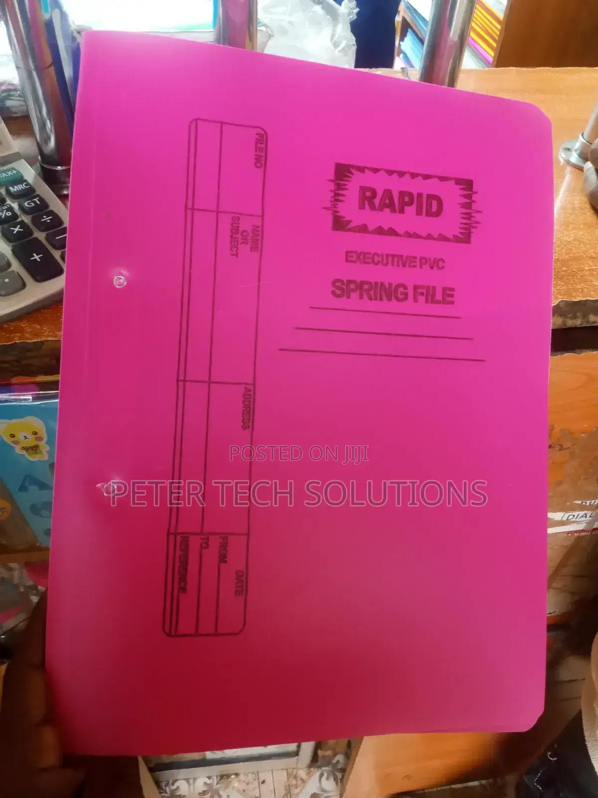Rapid Executive PVC Spring File.
