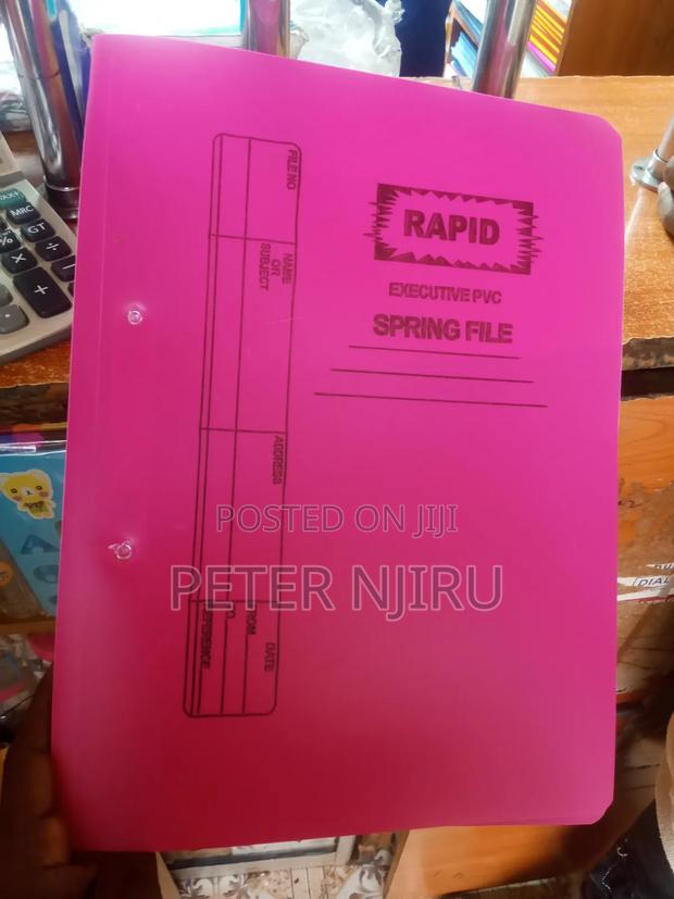 Rapid Executive PVC Spring File. - main view