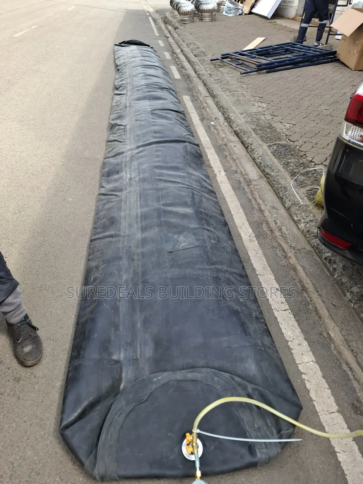 300mm*12mtrs Inflatable Rubber Culvert Balloon.
