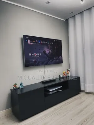 Black 5 Feet Tv Stand