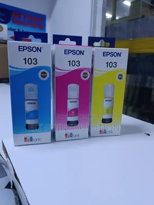 Epson 103 Ink Colors (Cyan, Yellow, Magenta) / 103 Ink 65ml
